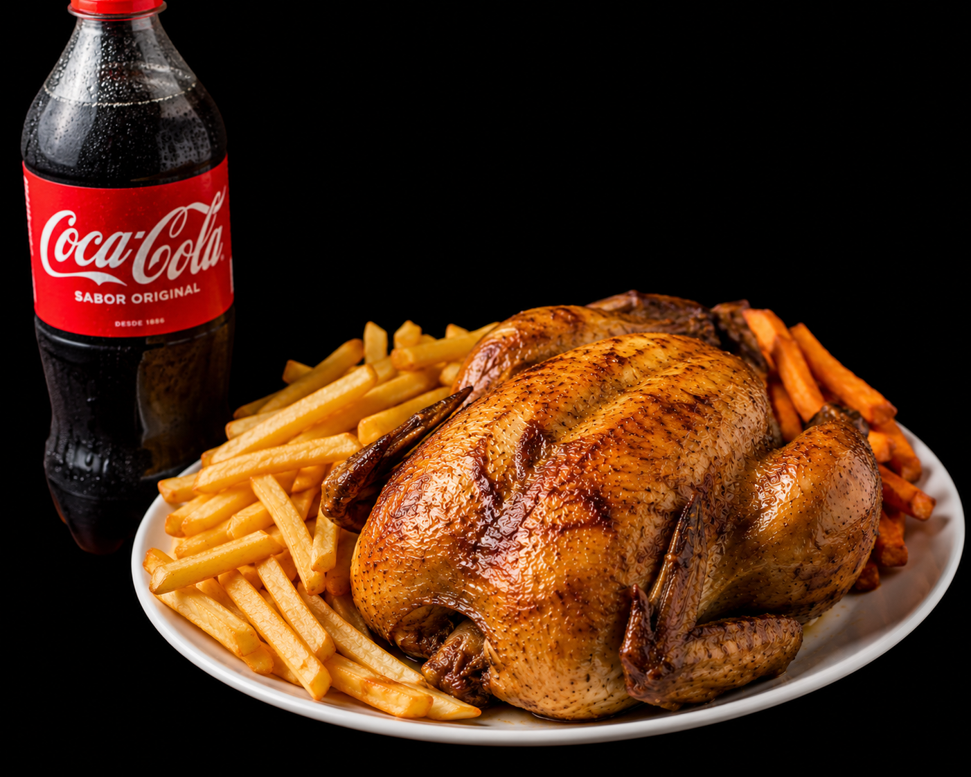 Pollo Wanda + gaseosa